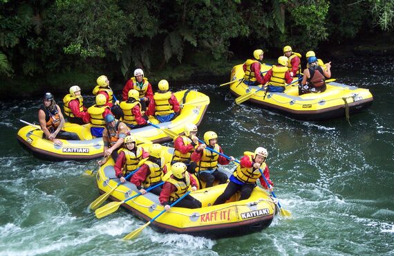 ラフティングを熊本で楽しめる大人数に対応した団体向けプランもございます